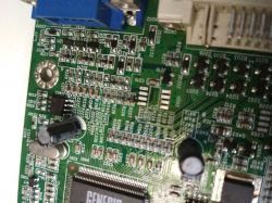 Naprawa monitora NEC LCD195VXM+, nie włącza się Naprawa monitora NEC LCD195VXM+, nie włącza się