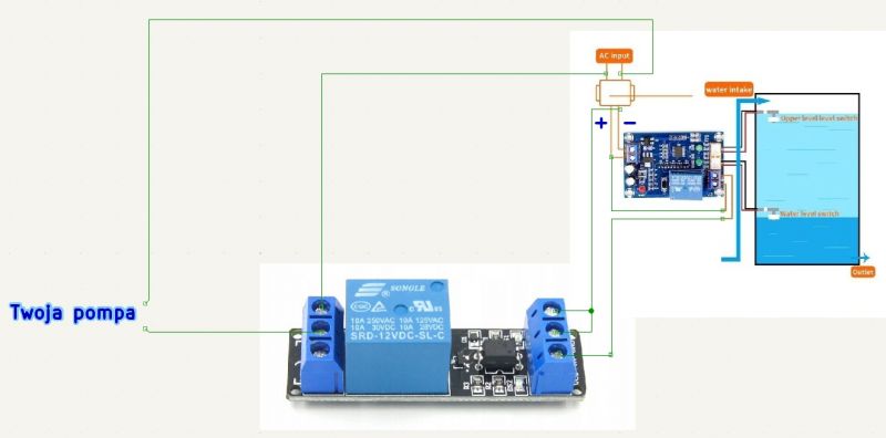 Moduł kontrolera poziomu cieczy XH-M203