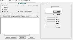 Photoclock AVT 3081: Programowanie Atmega 8L, fusebity i kalkulator