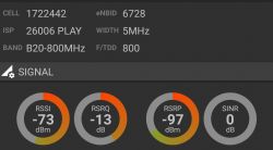 Which PLAY Internet router (with LTE 800 MHz band aggregation?)