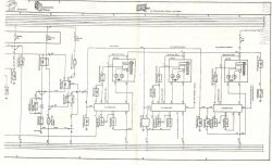 Schemat elektryczny układu chłodzenia, klimatyzacji i ogrzewania samochodu.