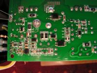 Schemat przetwornicy zasilania do Spartus TIG210E - popalone elementy