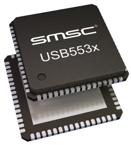 SMSC USB5534 i USB5537 - 4-portowy i 7-portowy HUB USB 3.0