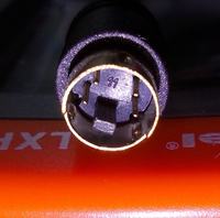 SONEL LXP-10 - Jaka jest nazwa lub symbol wtyczki głowicy luksomierza?