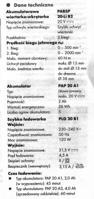 Wiertarko-wkrętarka z Lidla Wiertarko-wkrętarka z Lidla