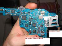PSP 2004 uszkodzone złącze podświetlania LCD