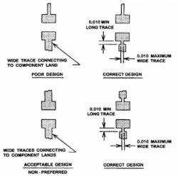 Niuanse projektowania płytek drukowanych - część 6 - dołączanie ścieżek do padów