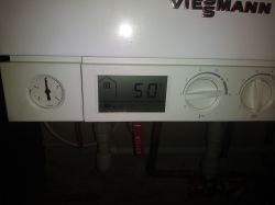 Palnik Viessmann Vitopend 100 nie załącza się do końca - brak ikony działania