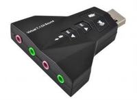 Zewnętrzna karta dźwiękowa z S/PDIF, USB, wirtualnym 5.1/7.1 i 2 wejściami na słuchawki