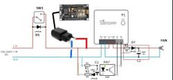 Modifying Tuya Mini for No-Neutral Installation: Experiences with Diode Polarity Reversal?
