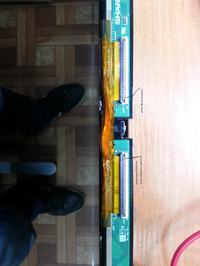 Sharp LC-60LE635E - uszkodzona taśma T-con, jak sprawdzić moduł?