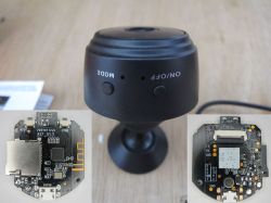 FTY A9 WiFi Mini Camera 2024 Variant Details and Photos: 1mb Taixin TXW817-810, Black PCB [817_V1.3]