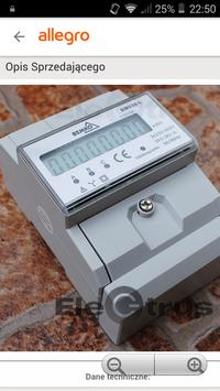 Connection of a three-phase meter.