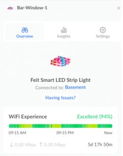 FEIT Smart WiFi Light Strip - Model: FETAPE/RGBW/CNTRSC - FCC ID: SYW-TAPRGBWCNTRSC - 7231N
