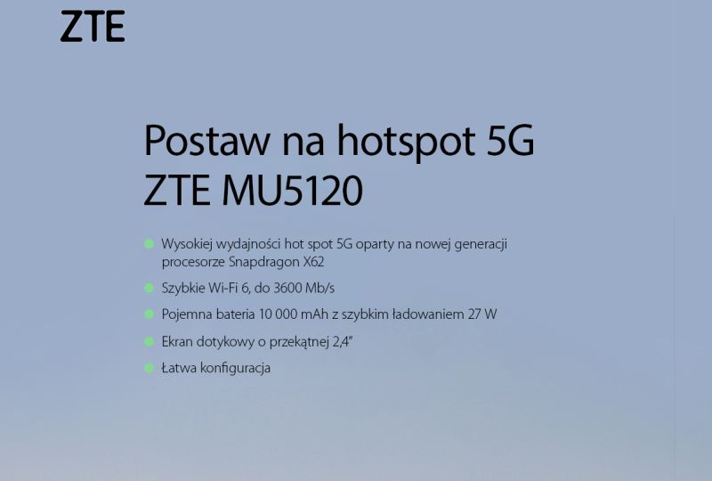 ZTE MU5120 - wydajny router mobilny 5G na każdą podróż. Prezentacja, testy, pomiary