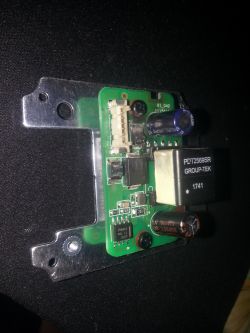 Kamera ip po burzy - spalony element, prośba o identyfikację