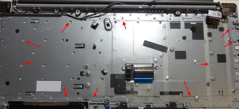 Naprawa laptopa Lenovo ideapad 520 (klawiatura, ethernet, akumulator)