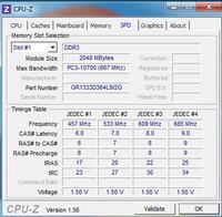 GOODRAM DDR3 2GB 1333MHz CL9 (GR1333D364L9/2G) podkręcanie