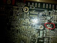 radeon hd 4870 x2 spalony kondesator czy ktos wie jaki to byl ?