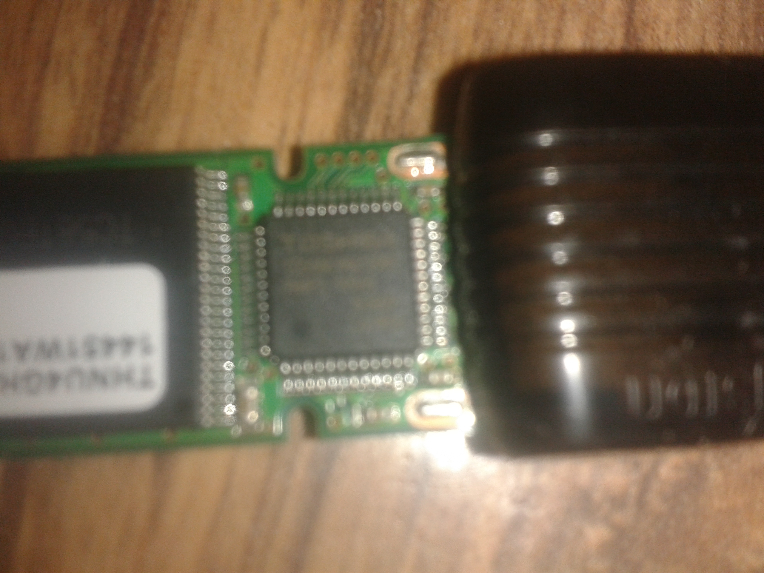 Pendrive Kingston 16 GB wykrywany, ale brak pojemności, Chip Genius log