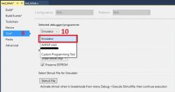 WinAVR toolchain, makefile, programator i symulacja w Atmel Studio 7 [Poradnik]