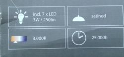 Podział sterowania lampami LED w Paul Neuhaus MERAL 6210-55 na dwa włączniki