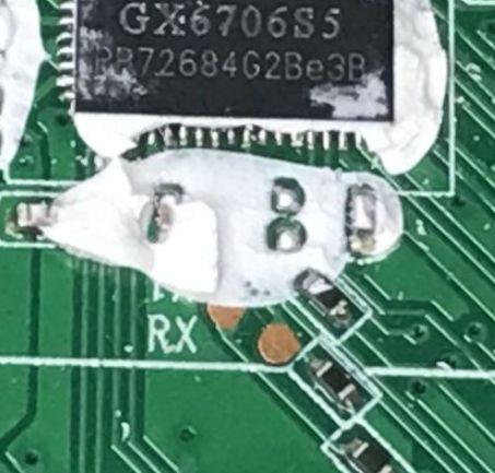 Interior and flash analysis of the DVBT-T2/HEVC decoder DVBT005-SH Shark