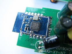 LED Driver Module with Beken BK7231S Chip Driver PCB module with Beken BK7231S chip on a blue board.