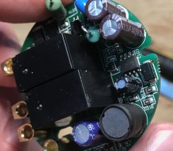 Interior of Meross MSS550 switches, MRE3S module, Mediatek ARM MT7682, catalogue note