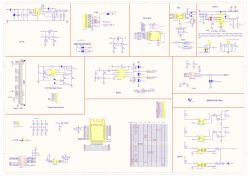Waveshare ESP32-S3-Touch-LCD-5 Block Diagram Block diagram showing connections and modules of the Waveshare ESP32-S3-Touch-LCD-5 board, including LCD, power, USB, RS485, CAN, battery, RTC, and SD slot.