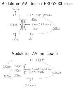 Jak zdiagnozować transformator w Uniden PRO520XL? Cicha modulacja