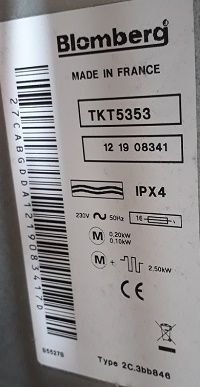 Szukam instrukcji serwisowej do suszarki Blomberg TKT5353 - potrzebny schemat kabli