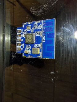 CB2S Circuit Board from Tuya Mini Smart Switch CB2S circuit board with integrated chip.