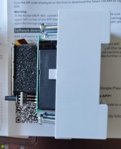 Image of a part of an electronic device with visible internal components.