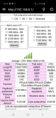 Wybór operatora LTE: T-mobile vs Orange, testy z Huawei B818