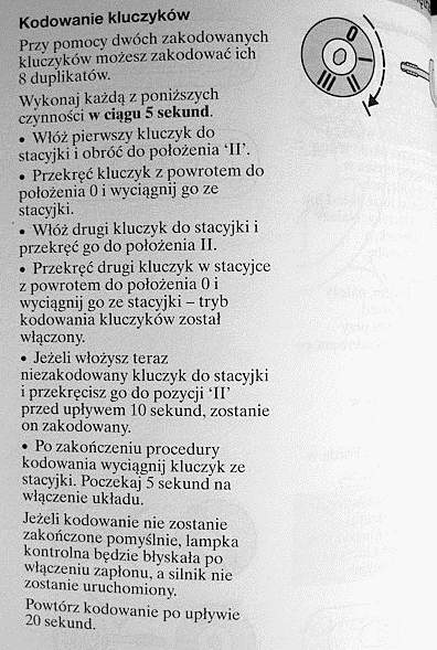 Centralny zamek ford escort