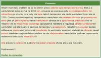Przegrzewanie celerona. Czyszczenie, a regulacja obrotów.
