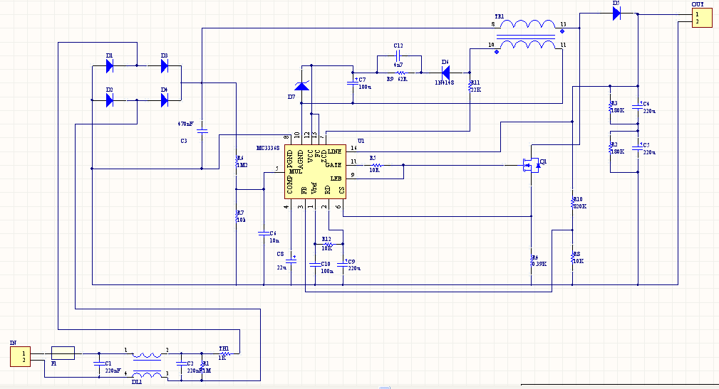 Układ aktywnego PFC na MC33368 (AVT-865) - prośba o pomoc - 2