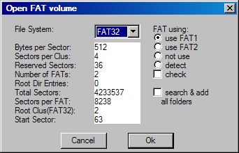 Jak odzyskać usuniętą partycję FAT32 w Windows XP?