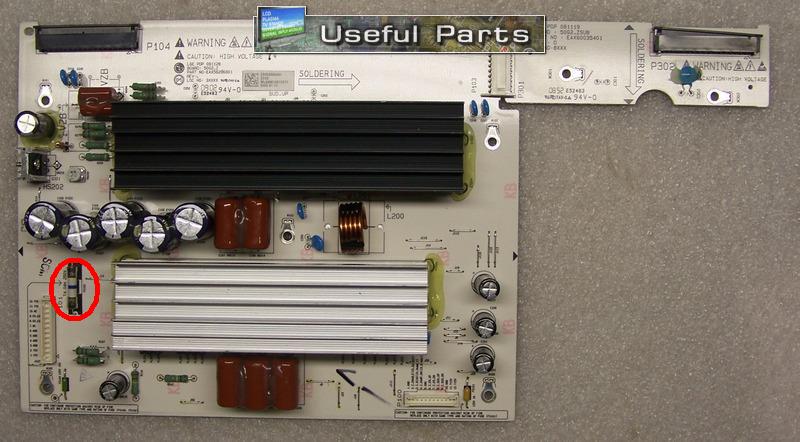 LG 50PQ6000 - Z-Sus EAX56286801 szybko się psuje, co robić?