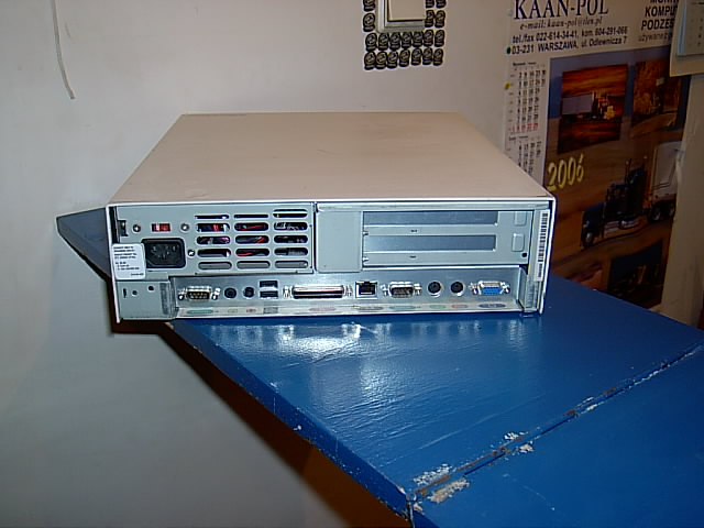 Wycena starego komputera jako serwer: Pentium II, 64MB RAM, 8GB HDD