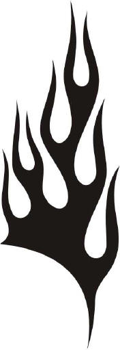 Modding Obudowy - Szablon płomienia