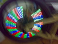 Rowerowy wyświetlacz widmowy