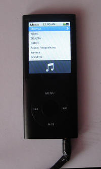 MP4 Multimedia Player wejście audio gniazdo demontaż