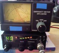 Uniden 520 - Niska moc nadawania z anteną Sirio AS-100 na magnesie