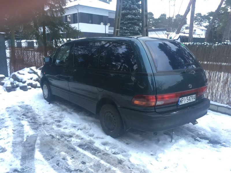 toyota previa 1 - pickup - przerobka auta na pickup