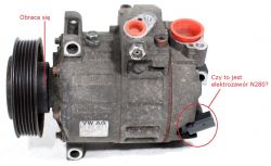 Audi A3 8P 1.6 2004, nie działa klimatyzacja, błąd VCDS 01274 (V71)
