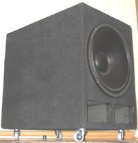 Subwoofer BR na głośniku B&C 15PLB76 Subwoofer BR na głośniku B&C 15PLB76