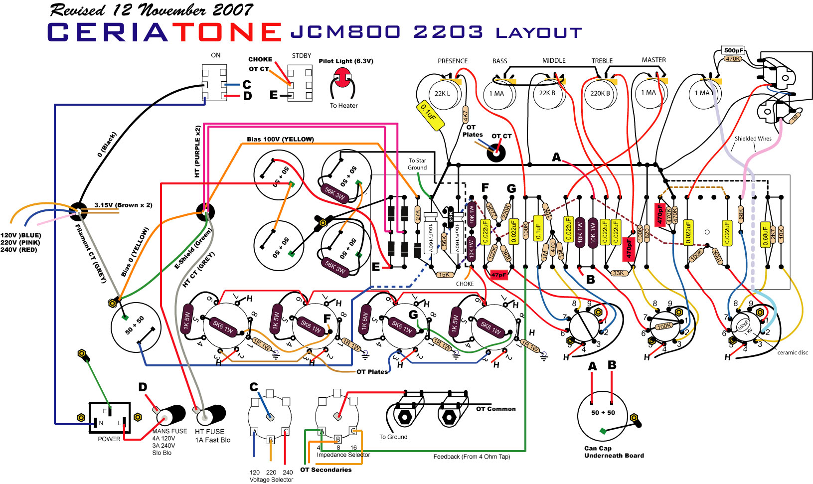 Схема jcm 800