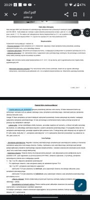 Zrzut ekranu dokumentu PDF z opisem płyty sterującej ZBX7 i funkcji bezpieczeństwa